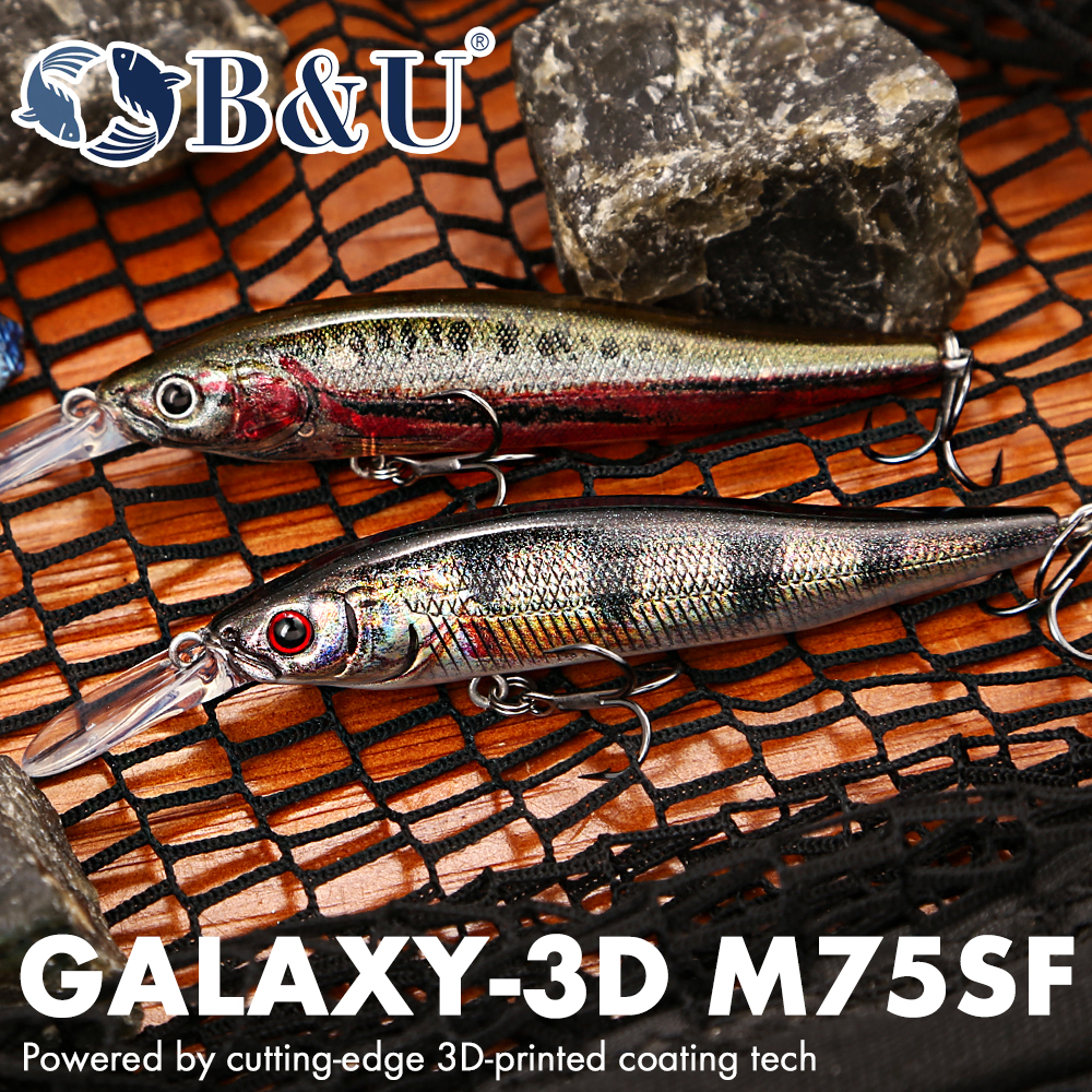 Fishing Lure Jerkbait - B&U Fishing Lure Max 2.0m Slow