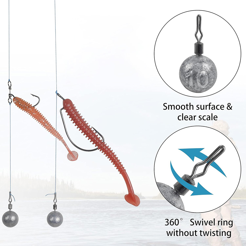 10Pcs Fishing Weight Lead 2.5G – Fishing Lure Popper Bewertung und Preis