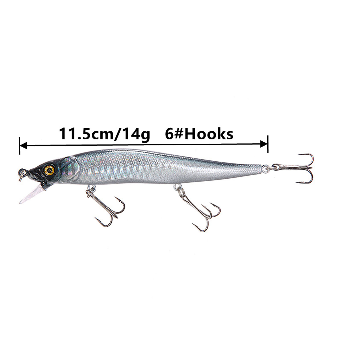 1/5PCS 115mm 14g Minnow Fishin – Fishing Lure Crankbait Bewertung und Preis