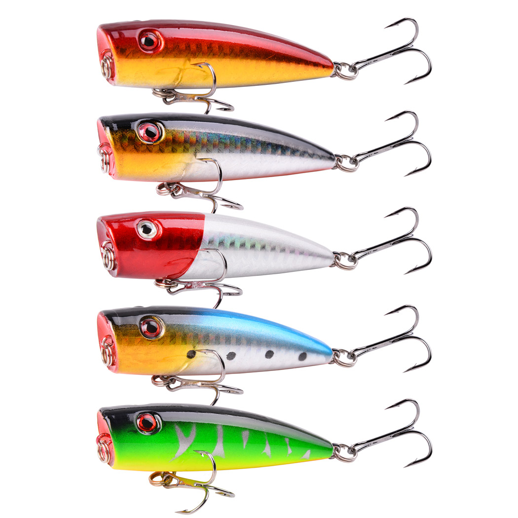5pcs 9g 7cm Popper Fishing Lur – Fishing Lure Popper Bewertung und Preis