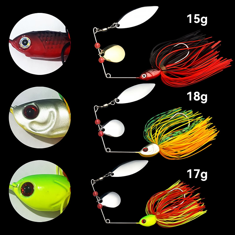 Bazooka 15g 18g Spinnerbait Fi – Fishing Lure Swimbait Bewertung und Preis