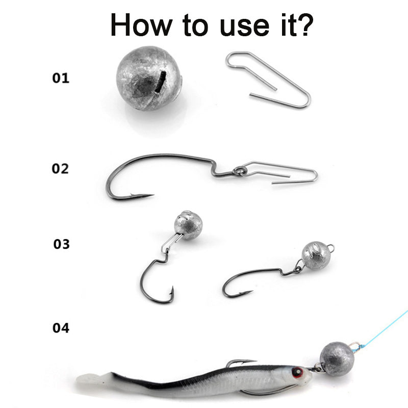 Simpleyi 5pcs/Lot Lead Weight  – Fishing Lure Jig Bewertung und Preis