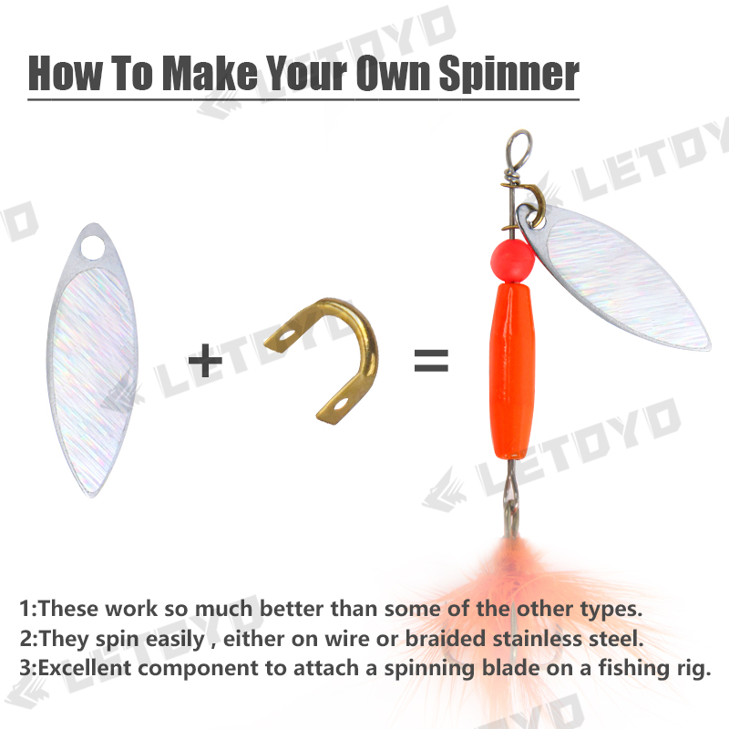 LETOYO 100pcs Folded Clevises  – Fishing Lure Spinnerbait Bewertung und Preis