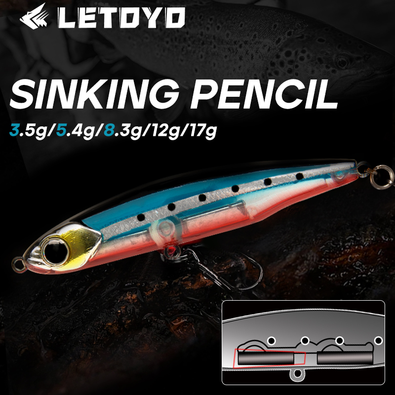 LETOYO Sinking Pencil 17g 12g- – Fishing Lure Spinnerbait Bewertung und Preis
