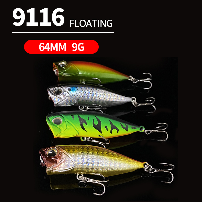 64mm 9g Poppers Fishing Lures  – Fishing Lure Popper Bewertung und Preis