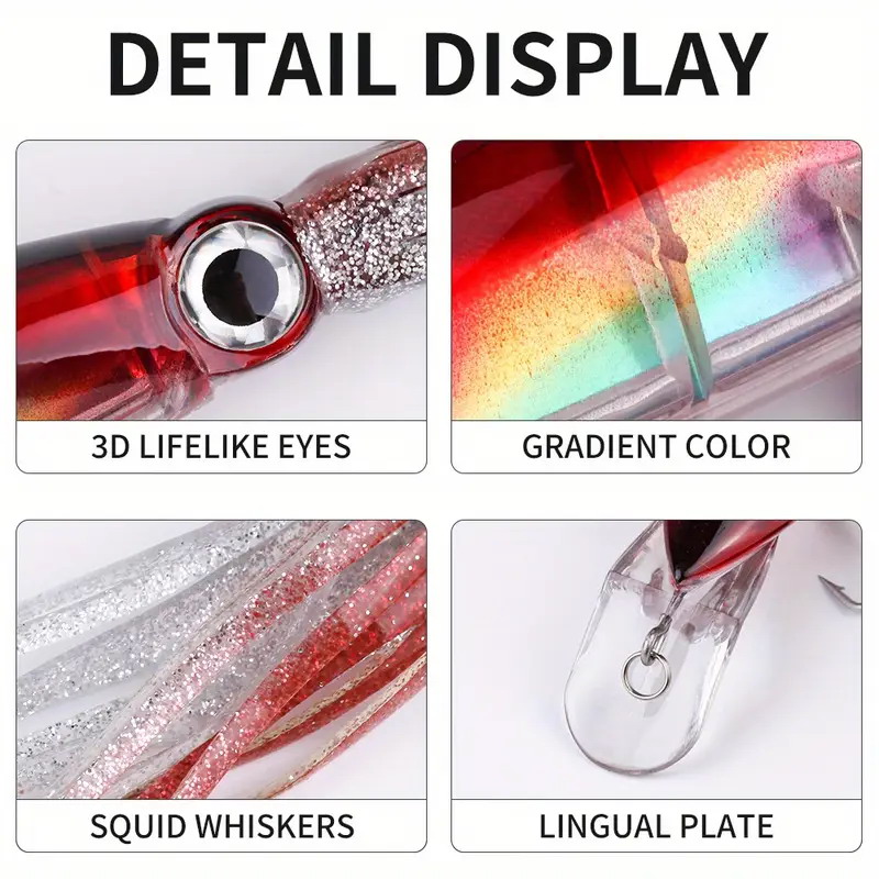 6pcs/lot Fishing Lures Squid O – Fishing Lure Crankbait Bewertung und Preis