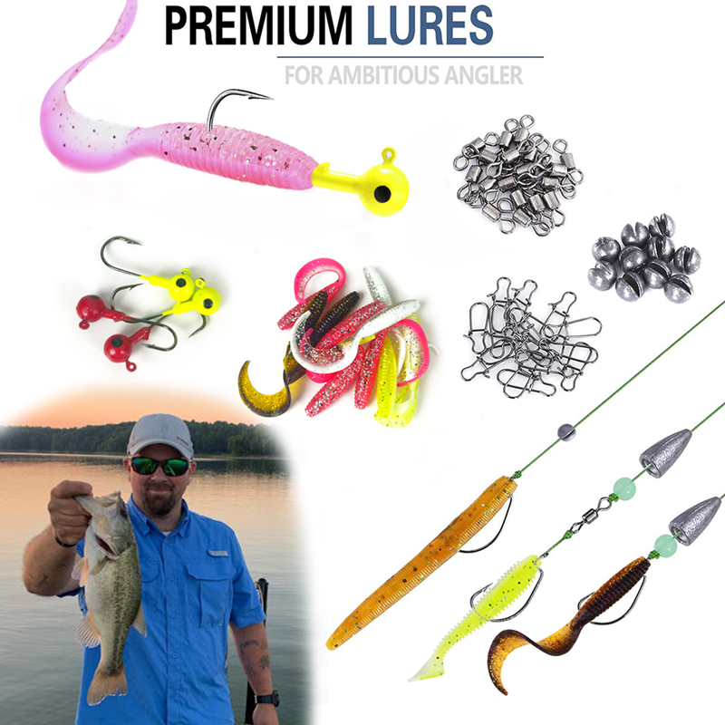 New 120PCS Fishing Lure Set So – Fishing Lure Spinnerbait Bewertung und Preis