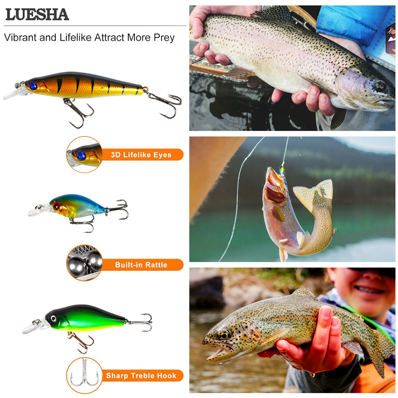 New 120PCS Fishing Lure Set So – Fishing Lure Spinnerbait Bewertung und Preis