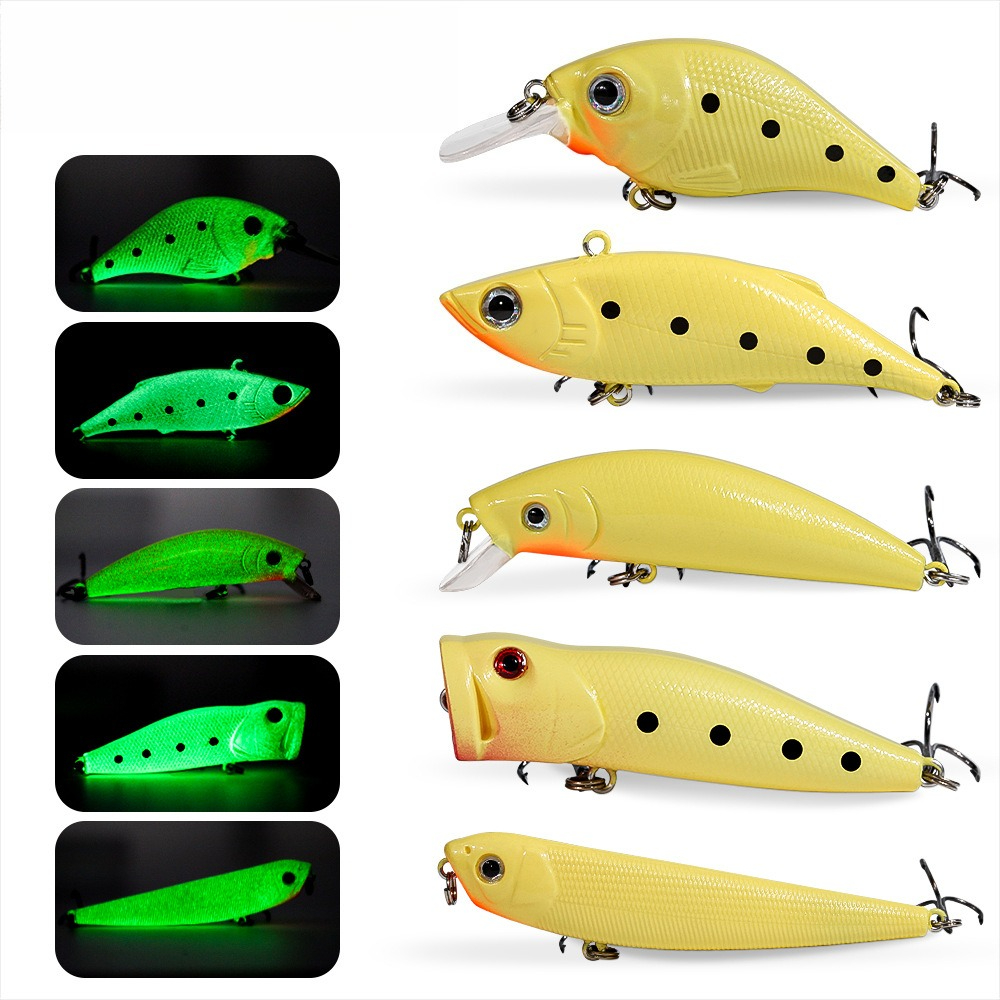 2026 Glow Lure Hard Bait Kit C – Fishing Lure Popper Bewertung und Preis