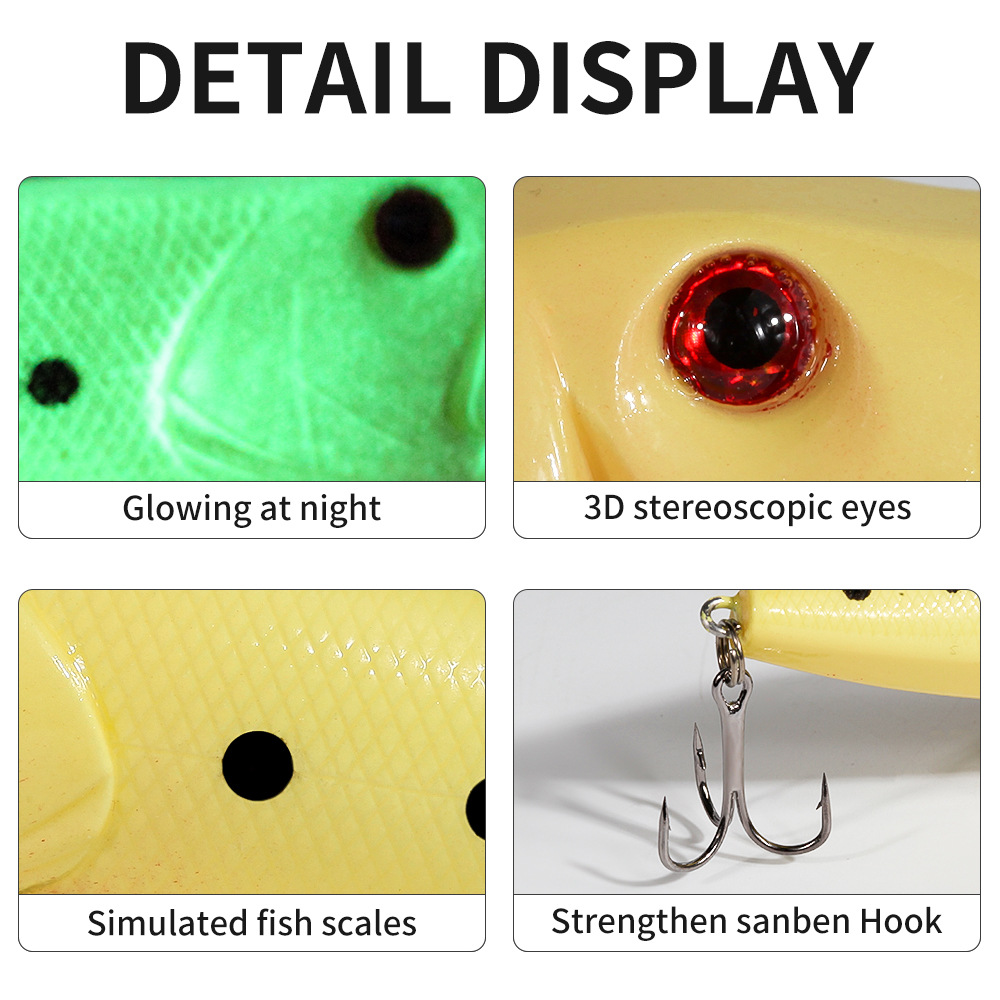 2026 Glow Lure Hard Bait Kit C – Fishing Lure Popper Bewertung und Preis