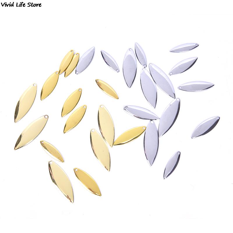 50pcs 45g/50g/75g Metal Willow – Fishing Lure Blade Bait Bewertung und Preis