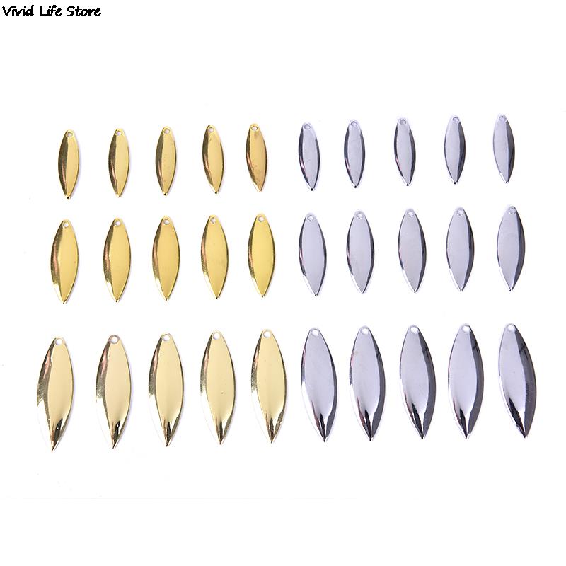 50pcs 45g/50g/75g Metal Willow – Fishing Lure Blade Bait Bewertung und Preis