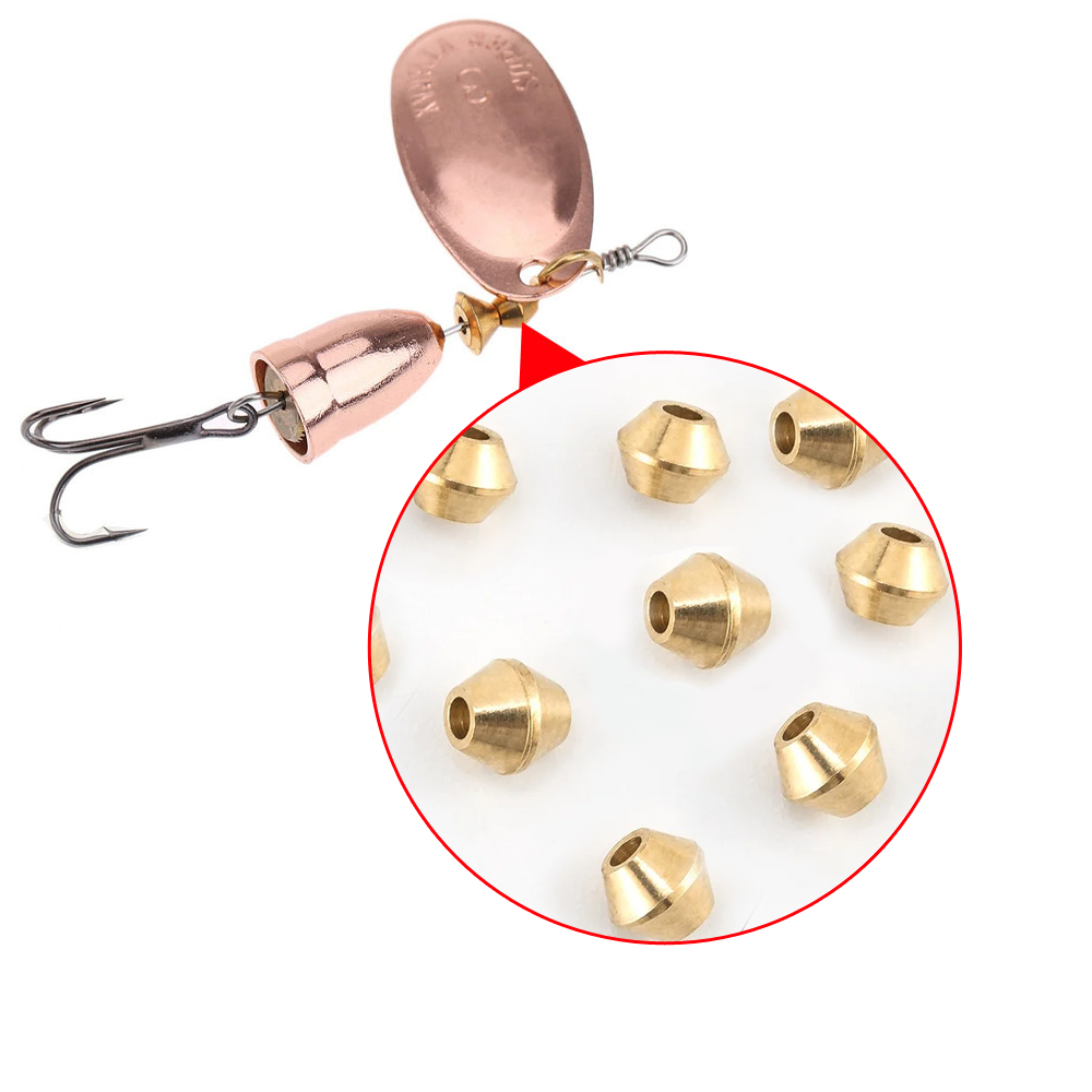 40pcs DIY Lure Brass Fishing B – Fishing Lure Spinnerbait Bewertung und Preis
