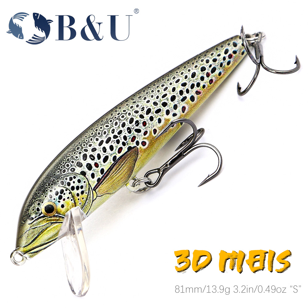 B&U 80mm Sinking Minnow Wobbli – Fishing Lure Swimbait Bewertung und Preis