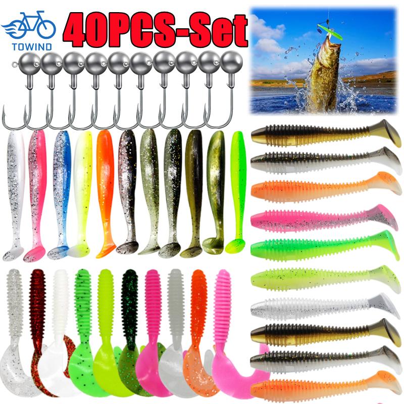 40/20/15PCS Soft Fishing Lures – Fishing Lure Soft Plastic Bewertung und Preis
