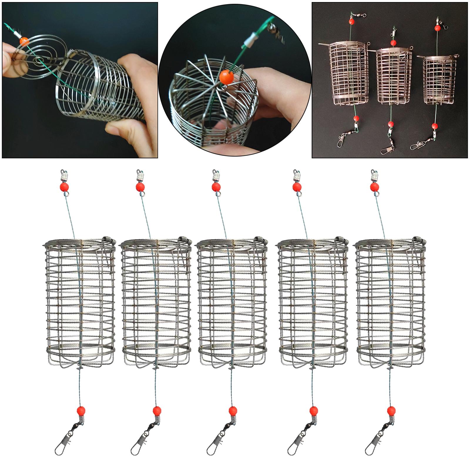 5x Solid Fishing Feeder Cage T – Fishing Lure Box Bewertung und Preis