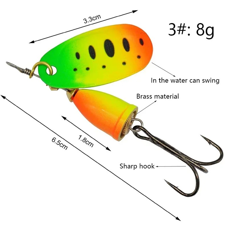 Fishing Spinner Lure 8g Metal  – Fishing Lure Blade Bait Bewertung und Preis