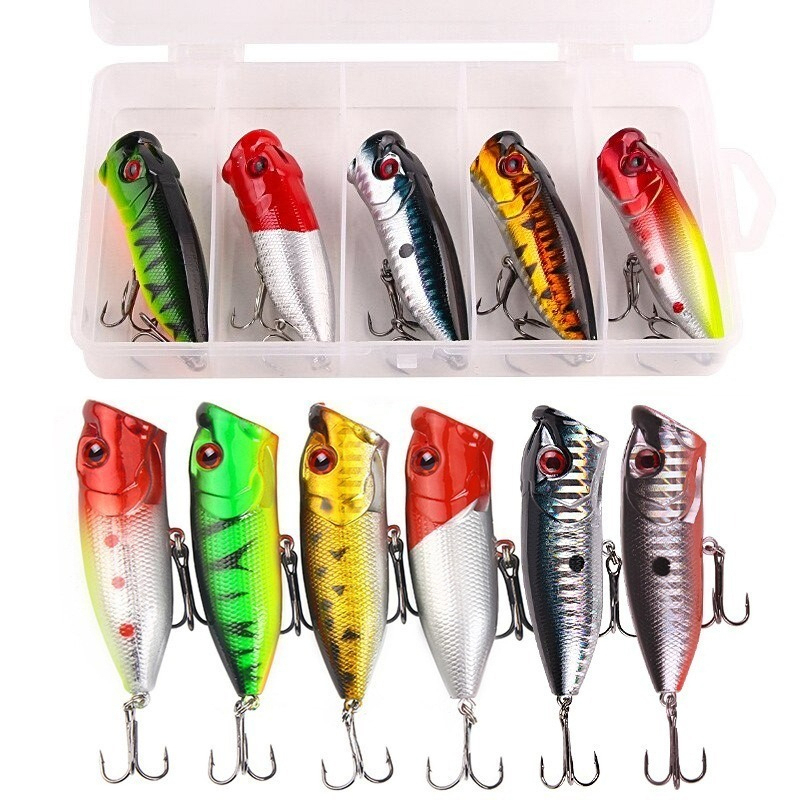 6pcs 6colors（opp bag）/5pcs 5co – Fishing Lure Popper Bewertung und Preis