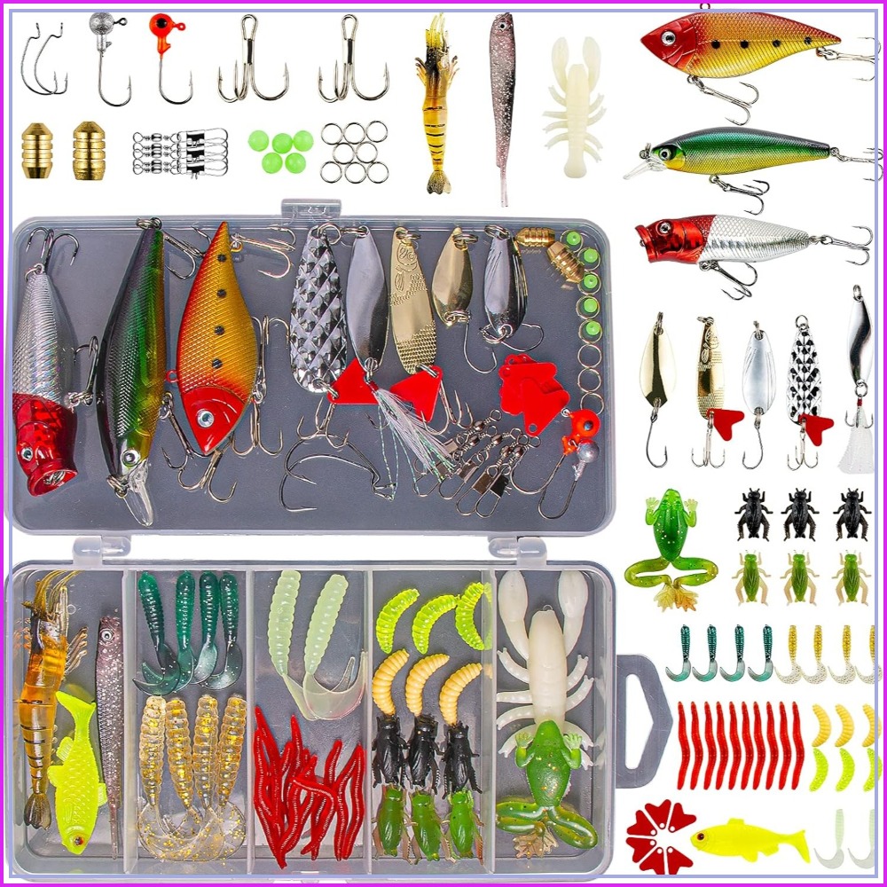78Pcs Fishing Lures Kit for Ba – Fishing Lure Spoon Bewertung und Preis