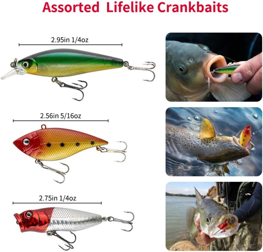 78Pcs Fishing Lures Kit for Ba – Fishing Lure Spoon Bewertung und Preis