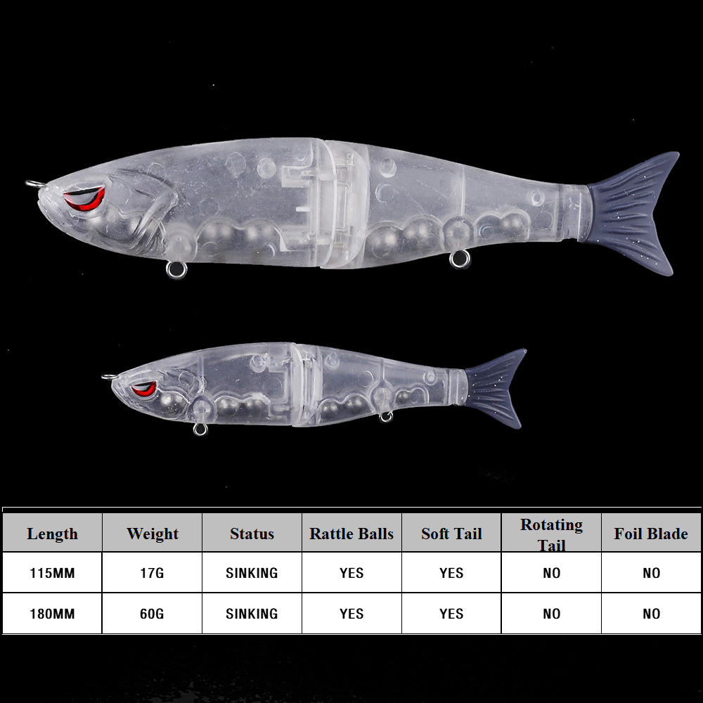 Chan’sHuang 5PCS Unpainted Bla – Fishing Lure Popper Bewertung und Preis