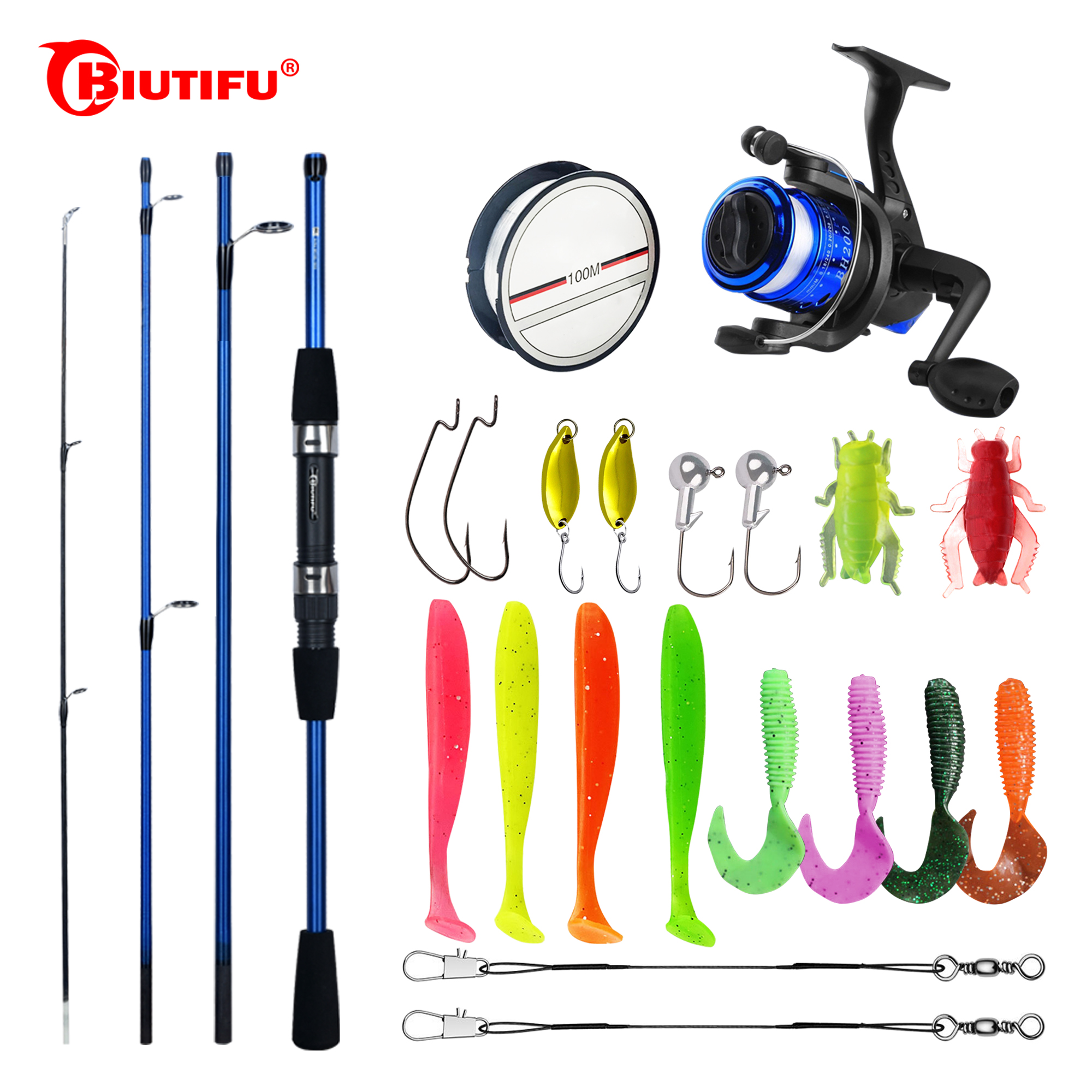 BIUTIFU Spinning Fishing Rod S – Fishing Lure Spinnerbait Bewertung und Preis