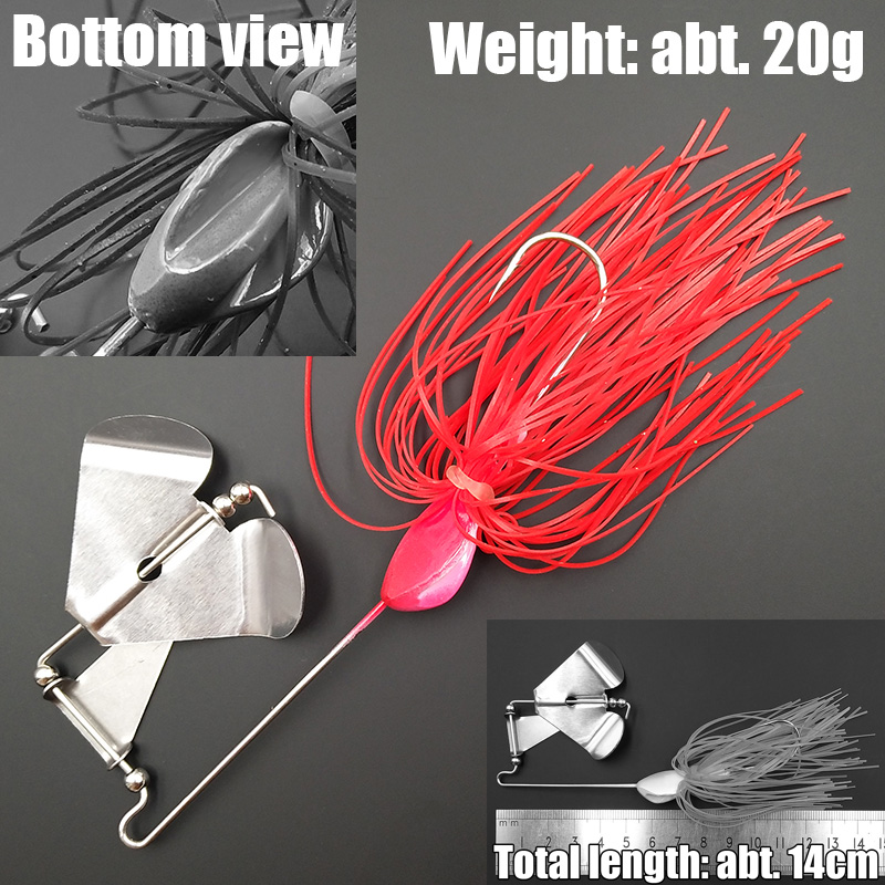 wusanban Lunker Spinner Baits  – Fishing Lure Blade Bait Bewertung und Preis