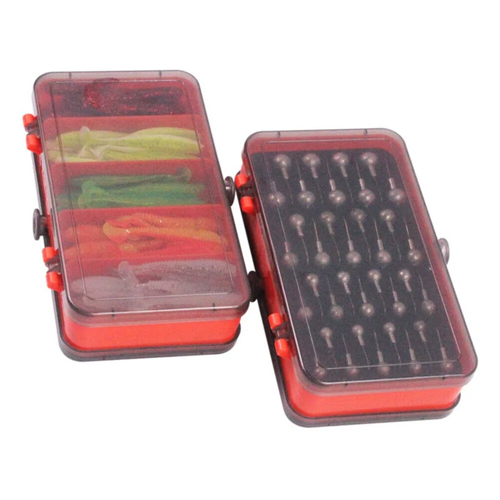 Portable Double Sided Split Ba – Fishing Lure Soft Plastic Bewertung und Preis