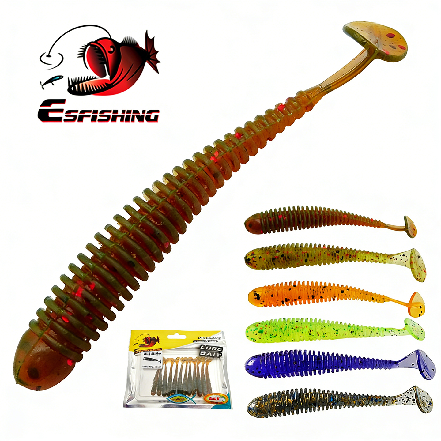ESFISHING Swing Impact Ring Sh – Fishing Lure Soft Plastic Bewertung und Preis