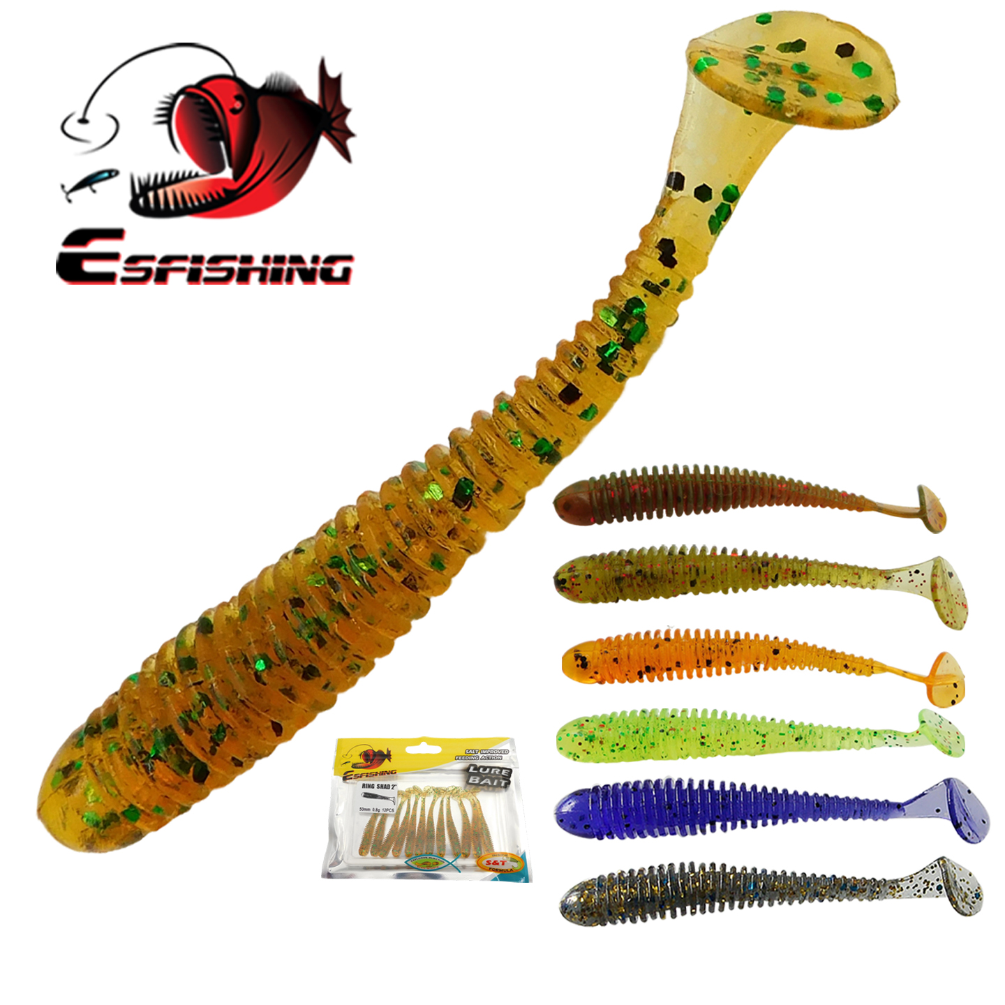 ESFISHING Swing Impact Ring Sh – Fishing Lure Soft Plastic Bewertung und Preis